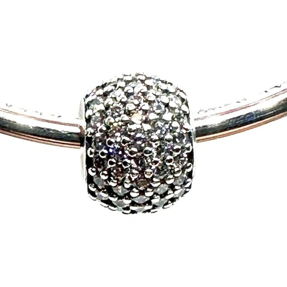 NEW Authentic Pandora SILVER Pave Lights  Collection Charm / Pandora Bracelet - Picture 5 of 5